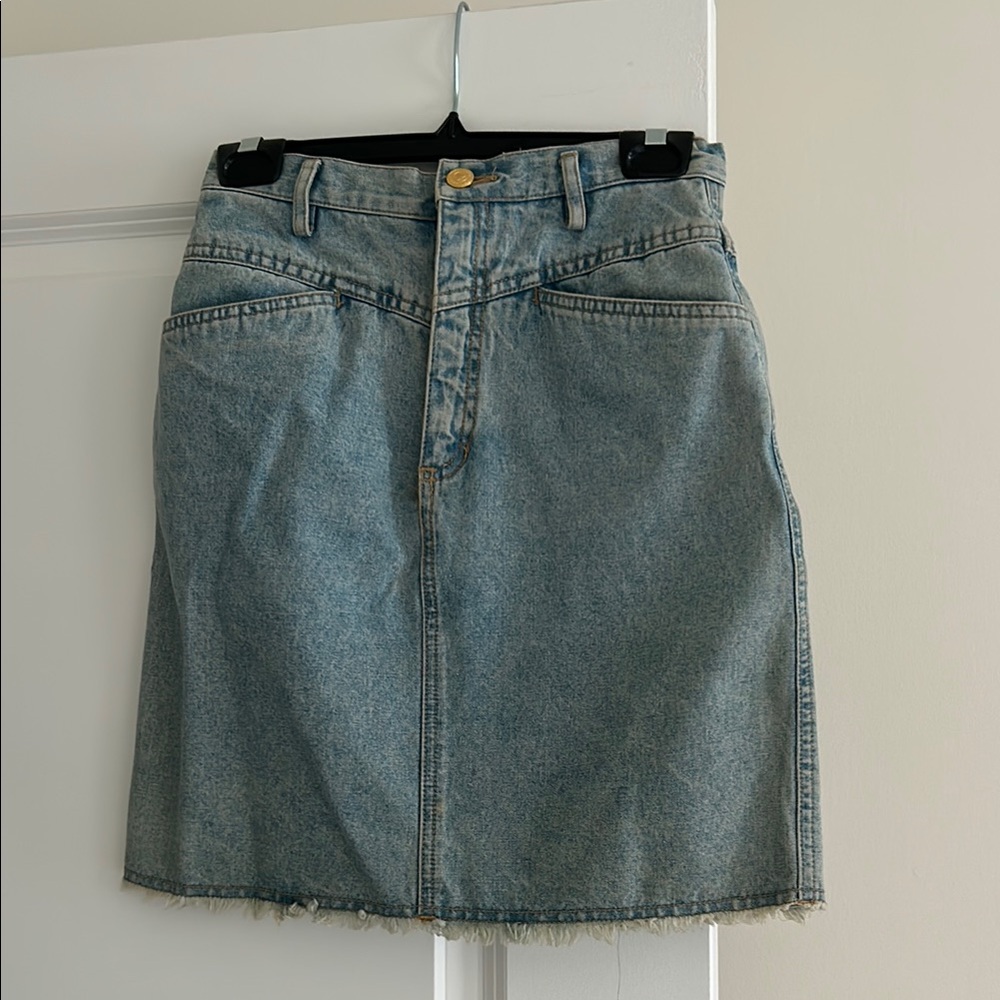 Lizwear Denim Blue Skirt, Size 4P